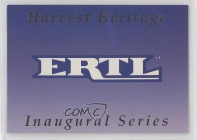 1994 Ertl Harvest Heritage Series I Gold Header/Checklist q7c