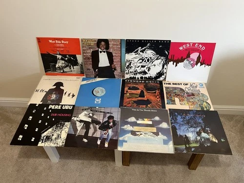 MOODY BLUES, CROWDED HOUSE, DREAM ACADEMY, MICHAEL JACKSON: VINYL RECORD LP LOT