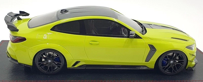 GLM 1/18 Scale GLM188003 - BMW G82 M4 Louisiana WBK Sau Paulo Yellow - Image 4 of 4