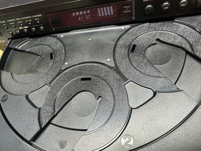 JVC XL-FZ258BK Compact 5 Disc Automatic CD Changer Player Tested