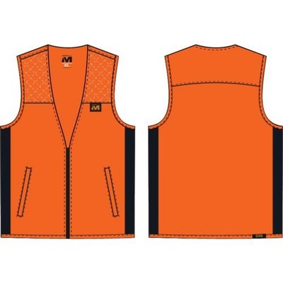 Muddy DV8 Lightweight Hunting Vest Blaze Orange L Zippered Pockets