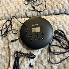 Oakcastle CD100 portable CD player rechargeable black CD-100 Preowned