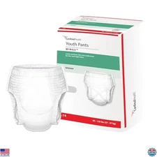 Curity Youth Pants, Large, Unisex-Youth, Incontinence Protector, Pull-Up Style,