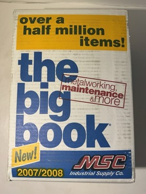 The Big Book MSC Industrial Supply Company 2006/2007 Factory Sealed Shipping Box