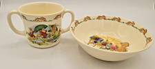 ROYAL DOULTON BUNNYKINS 2 Piece Bowl and Cup Mug Set England Fine Bone China VTG