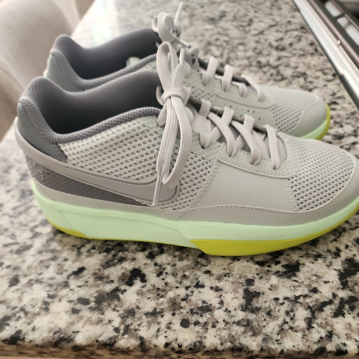 Nike Ja 1 “Light Smoke Grey Volt” Ja Morant Basketball Shoes 