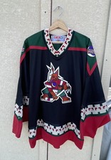 Vintage 90s Phoenix Coyotes Black Kachina Jersey Men’s L CCM NHL Hockey Arizona