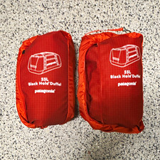 Patagonia Black Hole Duffel Bag 55L Orange Packable Solid Unisex Adult