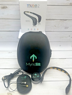 Muse 2 Brain Sensing Headband Myndlift Electrode Kit Accessories Case