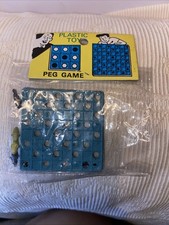 Vintage Square Peg Game Made In Hong Kong Sealed Never Plastic Used
