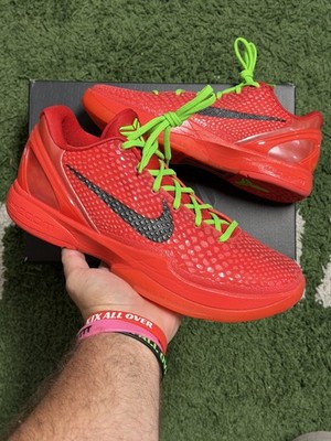 Size 9.5M/11W - Nike Kobe 6 Protro Reverse Grinch FV4921-600 Pre-Owned