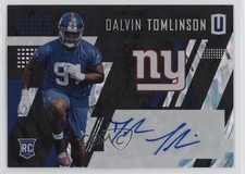 2017 Panini Unparalleled Class of Rookie 38/199 Dalvin Tomlinson #208 Auto 0v0
