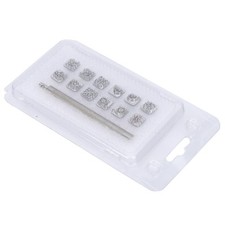  Tang Dynasty Flower 12Pcs Stamping Punch Tool Leather Craft Alloy Steel