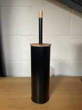 Bathroom Pedal Rubbish Waste Bin and Toilet Brush Holder Set - 6 Litre