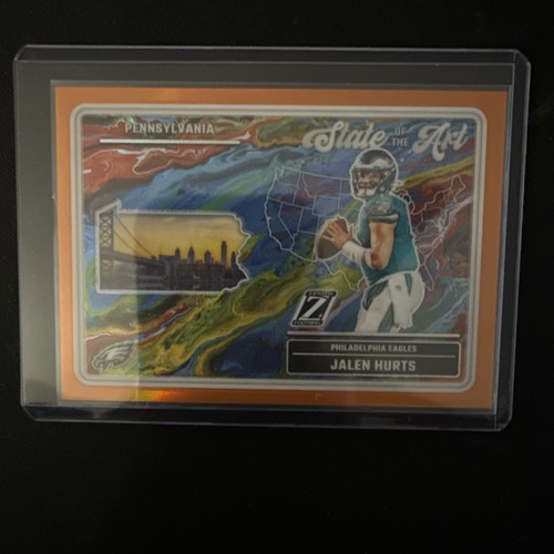 2024 Panini Zenith - State of the Art Jalen Hurts #2 Orange