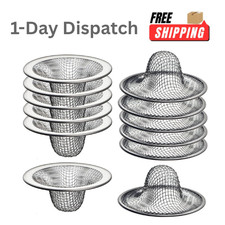 12 Pack 2.125 Inch Sink Drain Strainer Hair Catcher for Bathroom Laundry