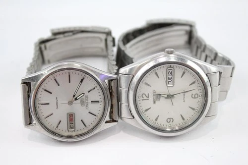 Vintage Seiko 5 Mechanical Watches Working x 2