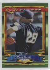 1994 Topps Finest Refractor Doug Henry #404 0v0