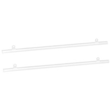 4 Set PVC Poster Hanger Rail Poster Strip Bar 50cm/20inch Clear with Clips