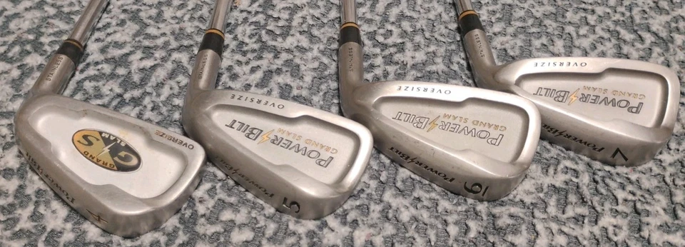 PowerBilt Grand Slam Oversize Irons Set (4, 5-PI) RH Steel Reg Flex - Image 4 of 4