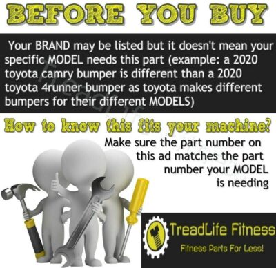 PART # F030001 - SPIRIT TREADMILL ON / OFF - Power Switch - Works