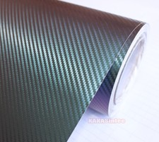 12 X 60 Useful Car Wrap 3d Chameleon Carbon Fiber Vinyl Sticker Green P Cf