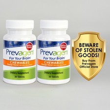 Prevagen Regular Strength 10mg Orange Chewables - 2 Pack 60-Day Supply 