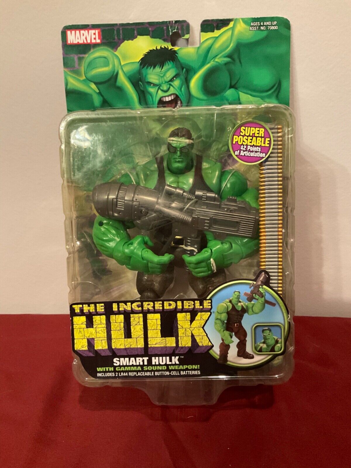 Marvel Toybiz 2004 The Incredible Hulk Smart Hulk with Gamma Sound Weapon