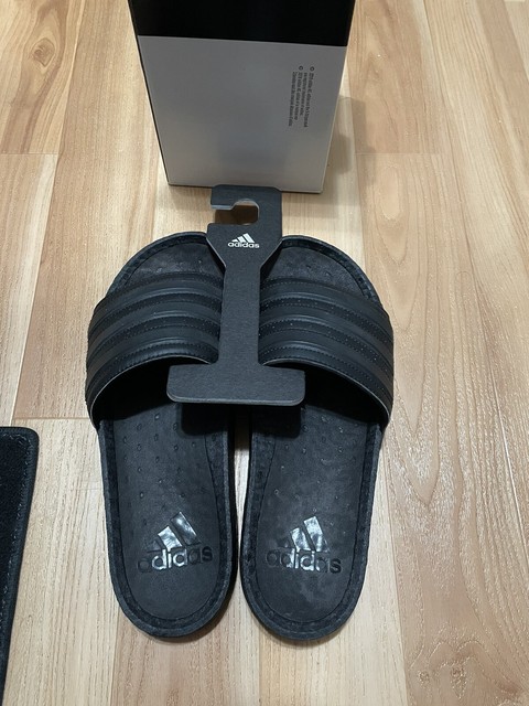 adilette boost slides triple black