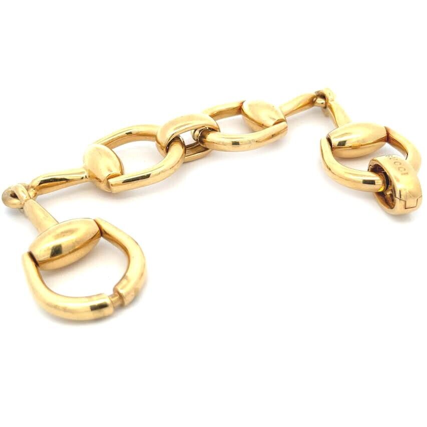 Gucci Equestrian Bracelet Large Horse Bit Link in 18k Yellow Gucci Equestrian Bracelet Large Horse Bit Link in 18k Yellow