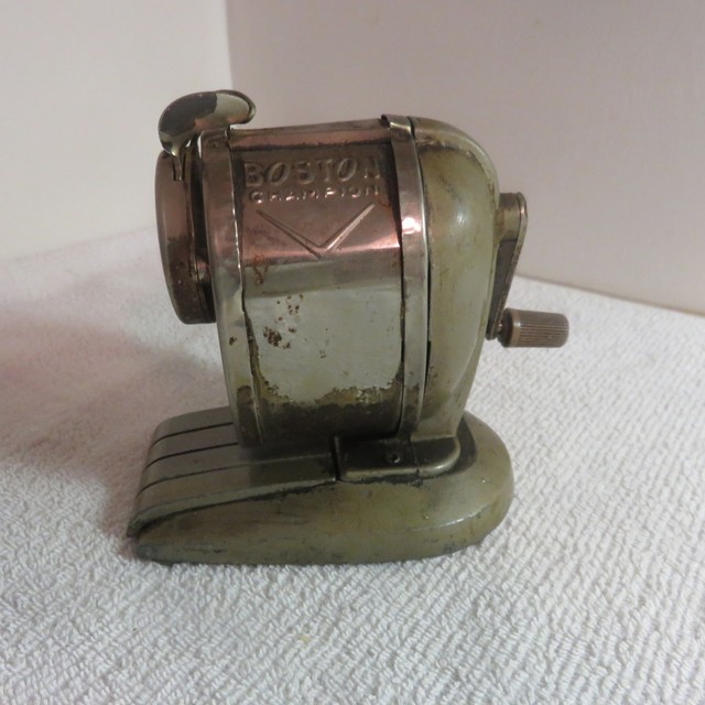 Vintage Boston Champion Pencil Sharpener Hunt Manufacturing Co
