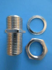 (20 pk) F Jack to F Jack Panel Mount Adapter Steren 200-053 Commerical Coupler