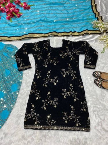 Indian Bollywood Designer Dress Salwar Kameez Suit Party Wear Wedding Readymade - Bild 22 von 24