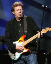 Impresión fotográfica de concierto a color de Eric Clapton 8x10