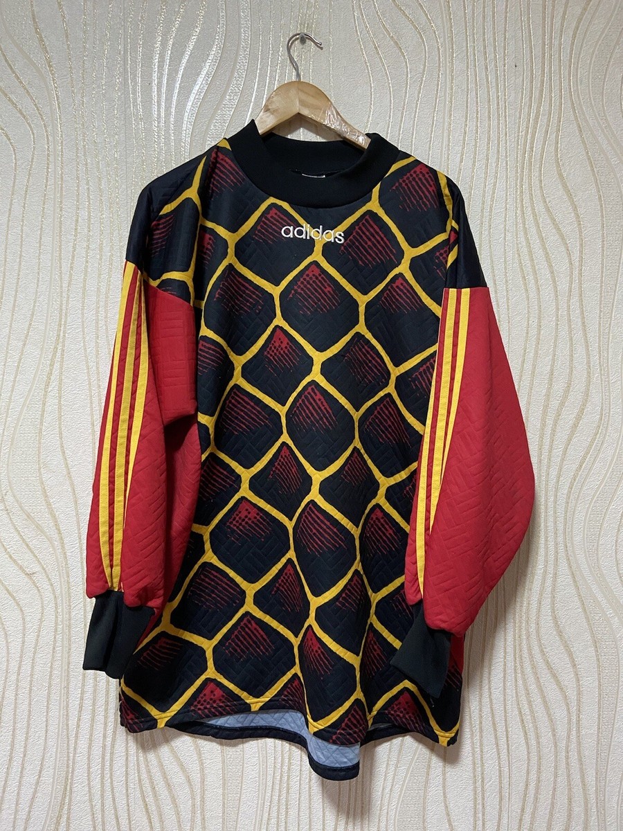 ADIDAS 90s FOOTBALL SOCCER GOALKEEPER FOOTBALL SHIRT SOCCER JERSEY