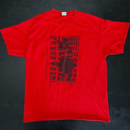 The Dollyrots Because I’m Awesome concert T-shirt 100% cotton LARGE Red