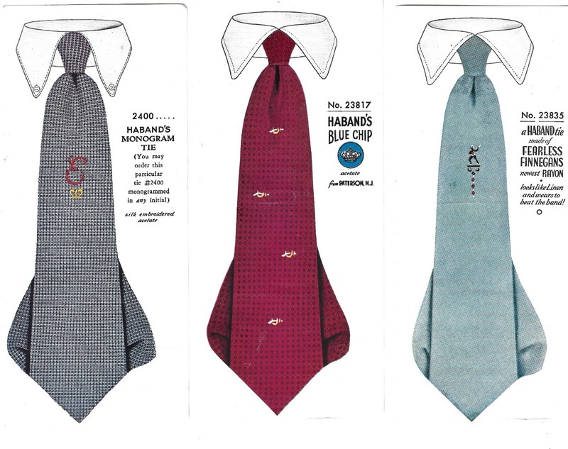 Haband Tie Sales Leaflets