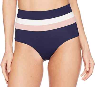 L*Space Color Block Rebel Stripe Portia Bikini Bottom L132718 Women's Size S