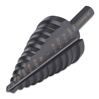 Unibit Step Drill Bit for Metal, Genuine M2 Drill Stepper Bit for Hard Metal Hea