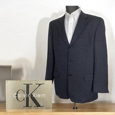 Calvin Klein Sport Coat Mens 42R Multicolor Soft Textured Wool Three Buttons