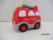 V Tech Go Go Smart Wheels Frank the Firetruck Red Tested Works