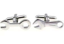 Wrench Set Cufflinks Open Closed Mechanic Wedding Fancy Gift Box Free Ship USA