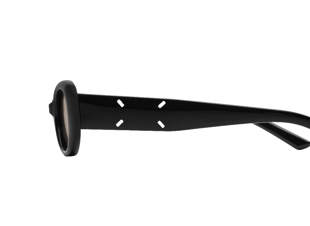 Gentle Monster x Maison Margiela MM206 Black Brown Oval Sunglasses