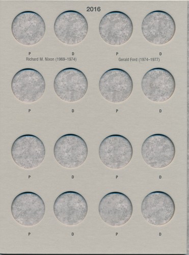 H E HARRIS 2278 Coin Folder Presidential Dollar 1 $ Vol II 2012-2016 Buch - ALT - Bild 4 von 4