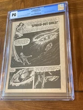 Vampirella 1 CGC PG OW (Controversial “Spaced Out Girls” Splash Page- 1969)