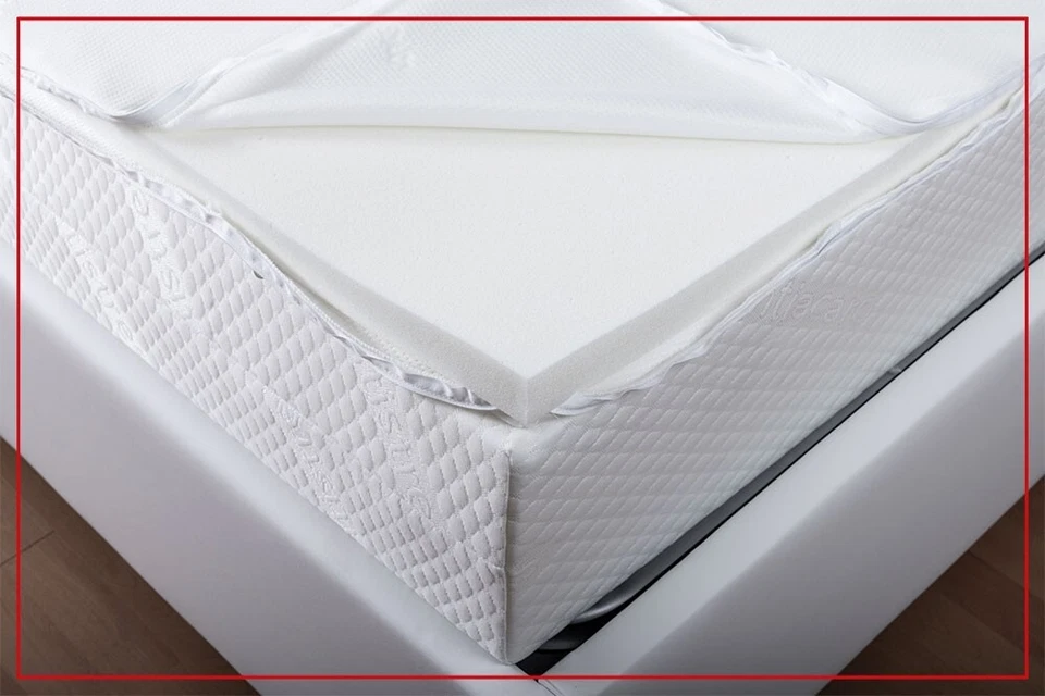 Topper Memory Foam | Correttore Materasso 4cm | Correttore | Antibatterico - Immagine 4 di 4