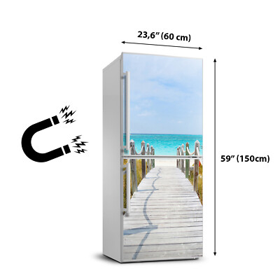 Self adhesive Fridge Magnet removable Sticker Landscapes Time