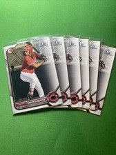 2022 Bowman Paper BRAYLIN MINIER Cincinnati Reds 1ST Bowman Rookie RC LOT 6