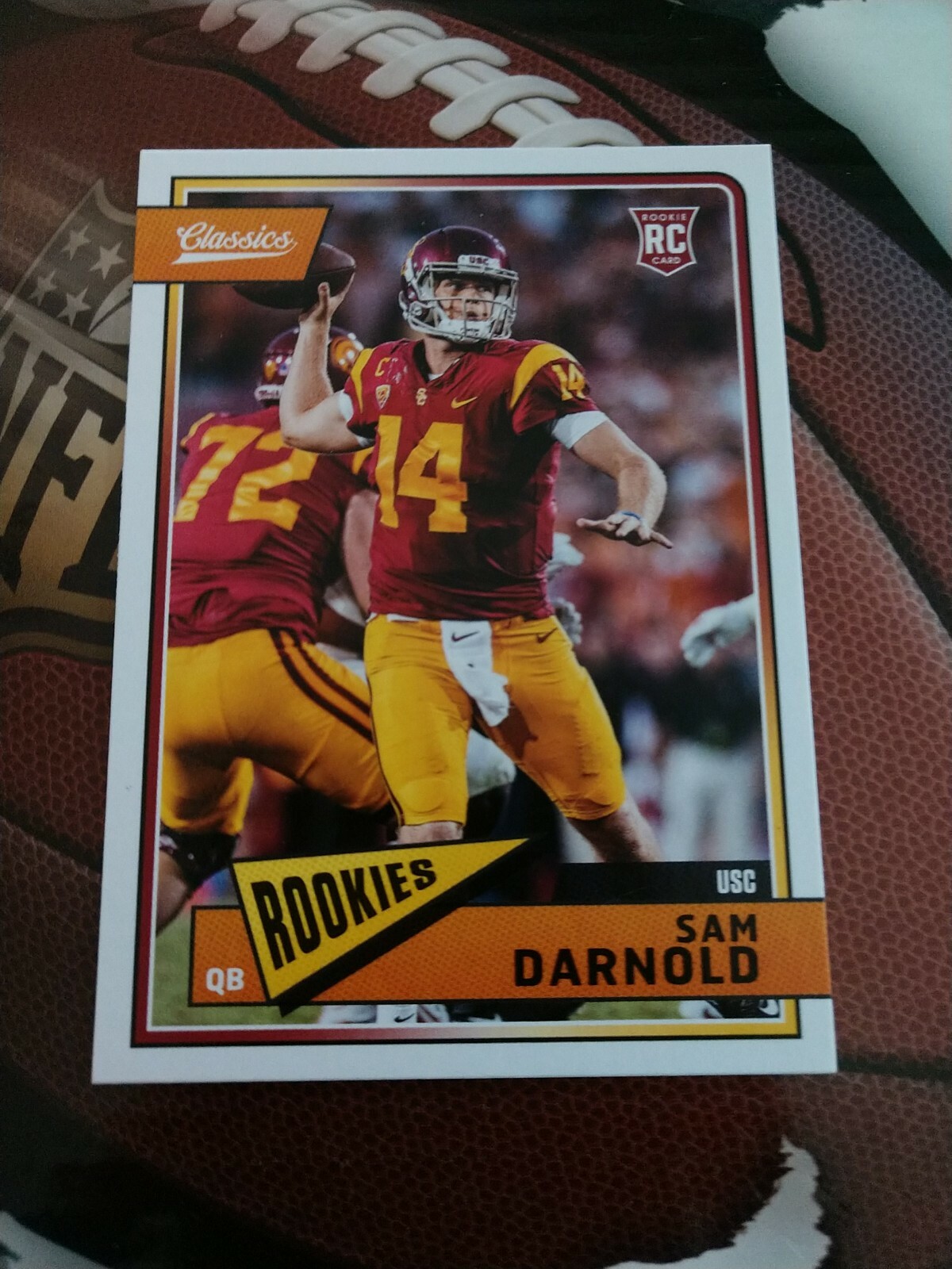 SAM DARNOLD 2018 Panini CLASSICS FOOTBALL RC #206 Seattle Seahawks