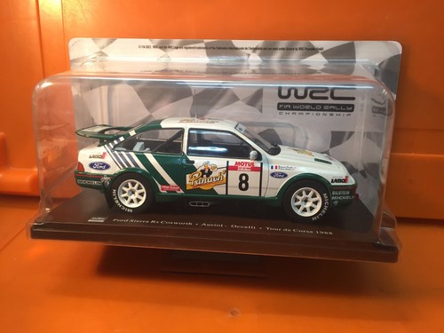 Modèle Réduit Ford Sierra Auriol Rallye Tour De Corse 1988 - Échelle 1/24 Par IXO Altaya